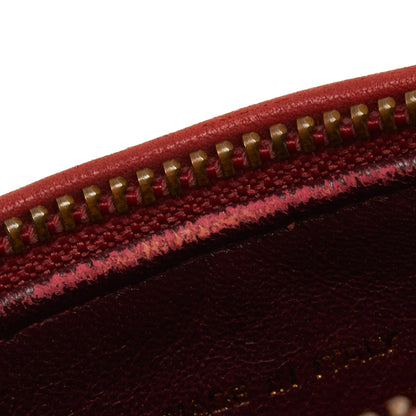 Chanel CC Timeless Crossbody Red Lambskin Gold