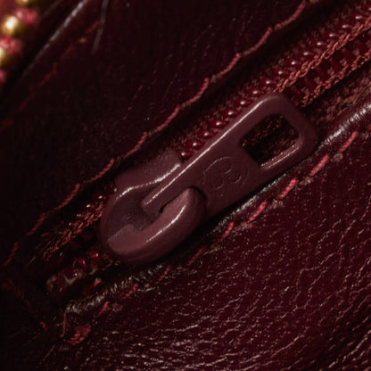 Chanel CC Timeless Crossbody Red Lambskin Gold