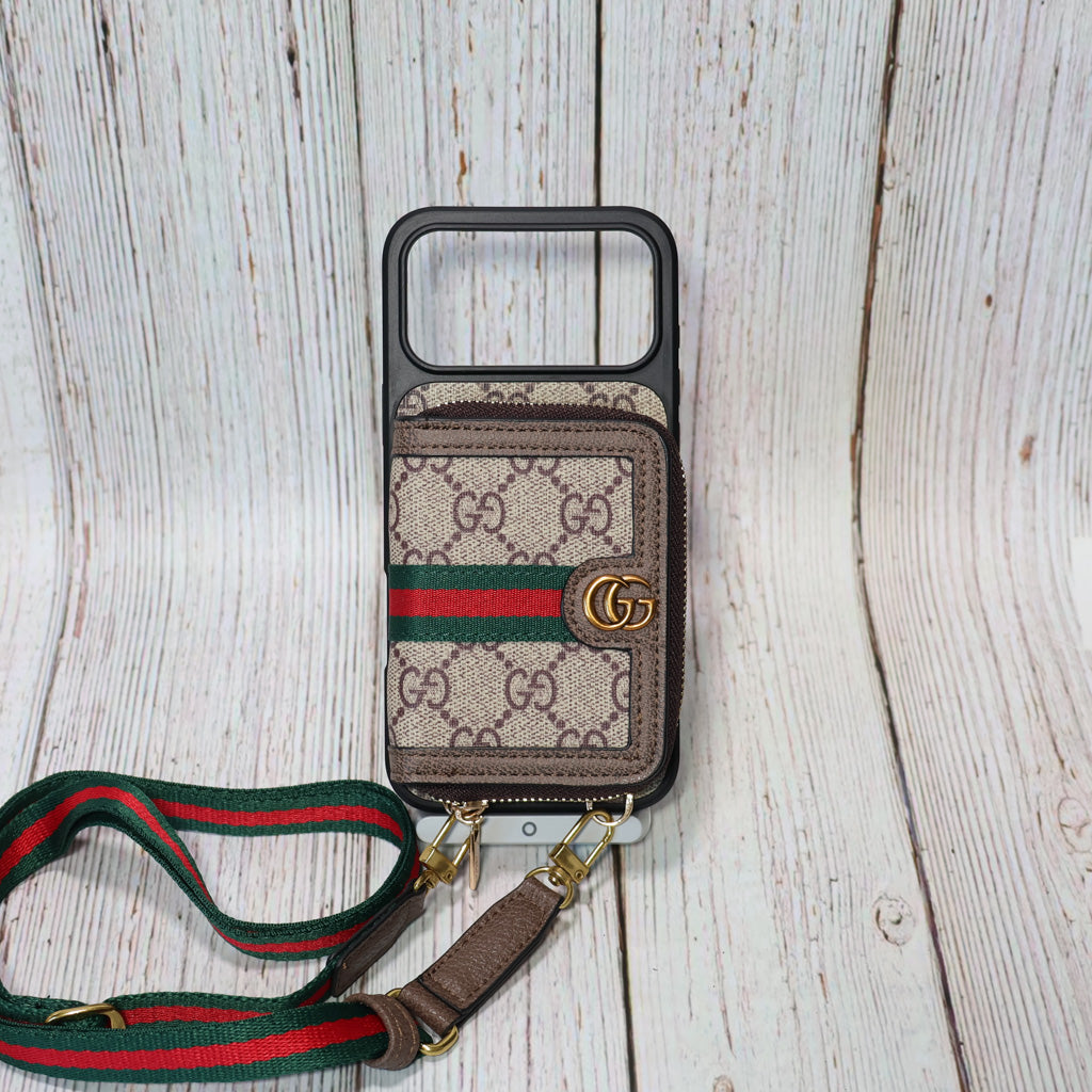 Designer Crossbody Lv Zipped Iphone Case For 17/Pro/Pro Max/Air / 18 Pro / 18 Pro Max