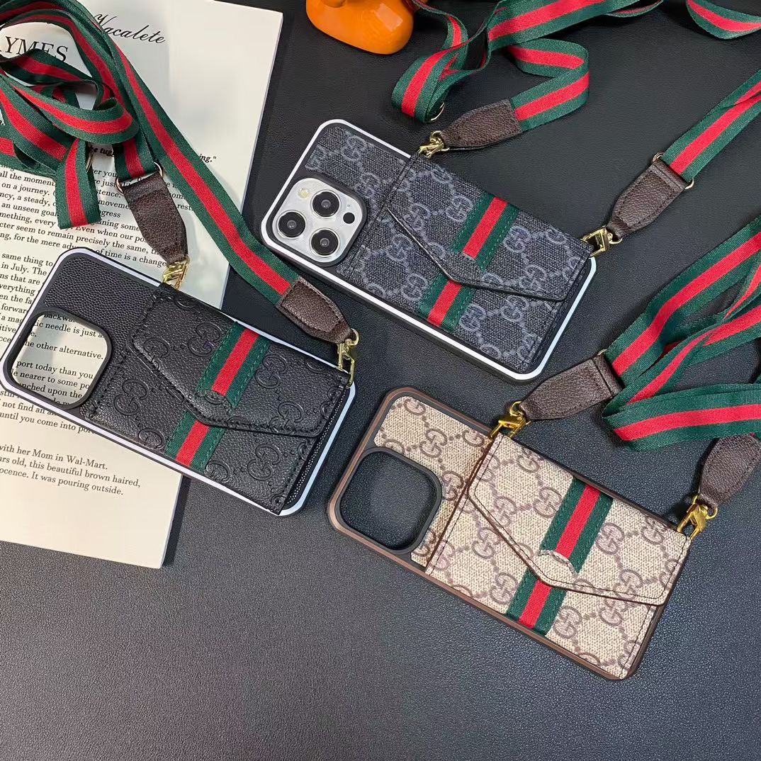 Luxury Designer Wallet Phone Case Crossbody