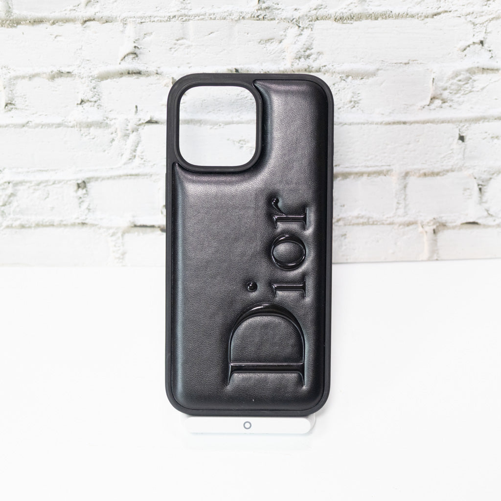 Dior Leather iPhone Case for 1316 Pro Max