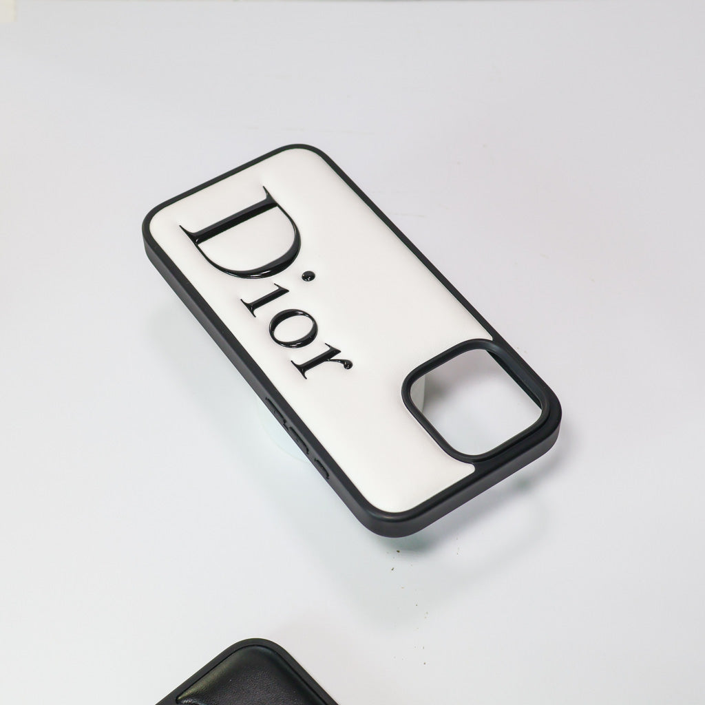 Dior Leather iPhone Case for 1316 Pro Max