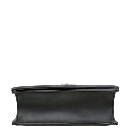 Christian Dior Black Sequins Diorama Flap Medium Shoulder Bag