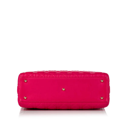 Dior Cannage Dior Leather Satchel (SHG-30463)