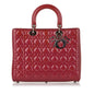Dior Cannage Dior Patent Leather Satchel (SHG-34555)