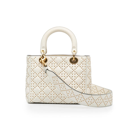 Dior Cannage Supple Dior Satchel (SHG-tBsUxo)