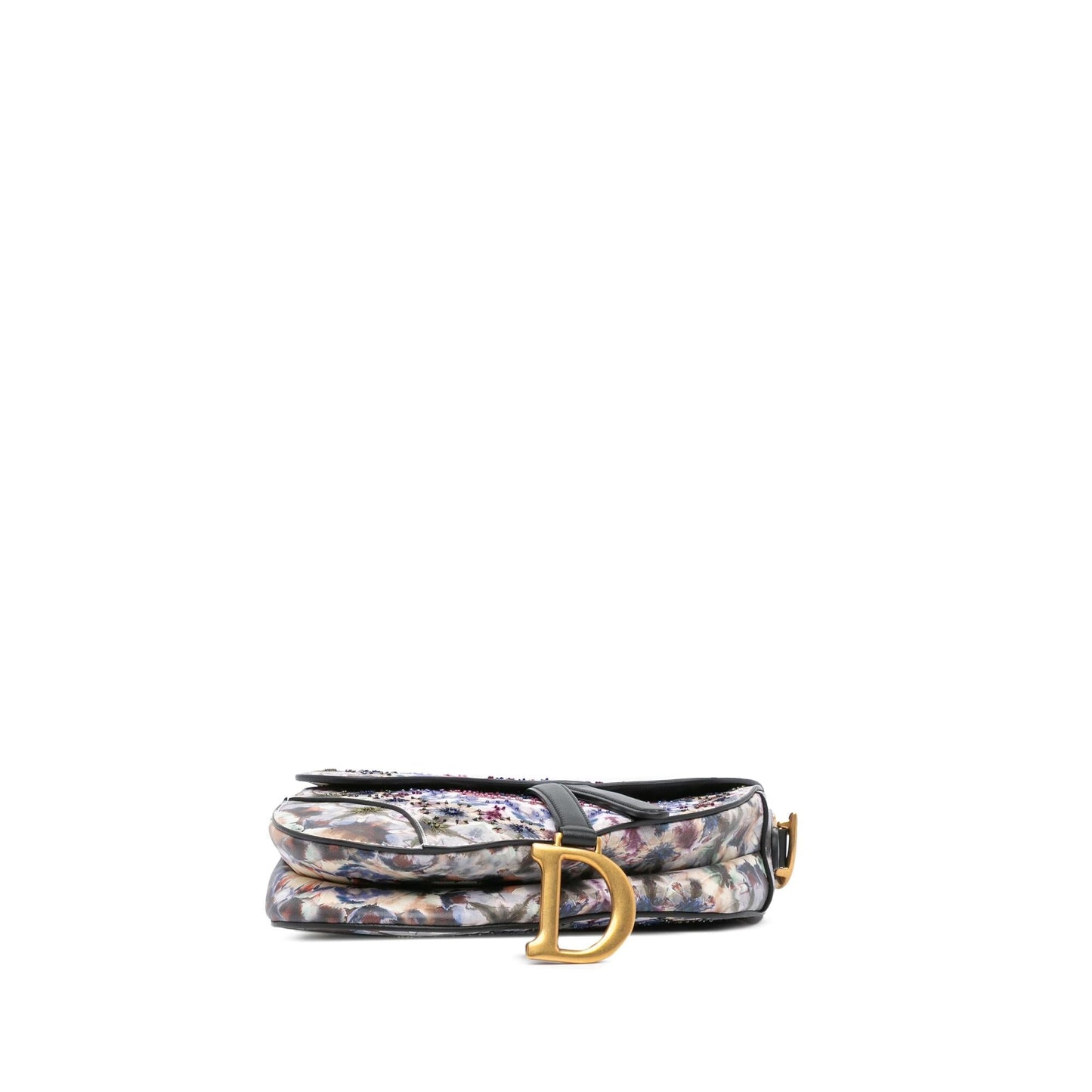 Dior Canvas Embroidered Kaleidiorscopic Saddle Bag