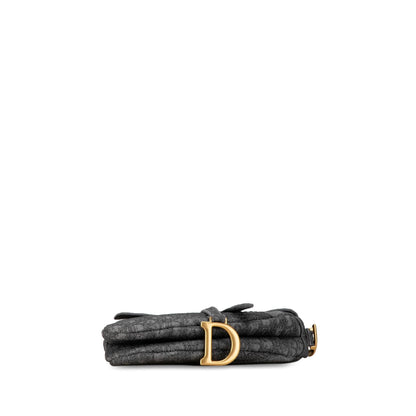 Dior Classic Oblique Embroidered Canvas Saddle Bag (SHG-4UByc7)