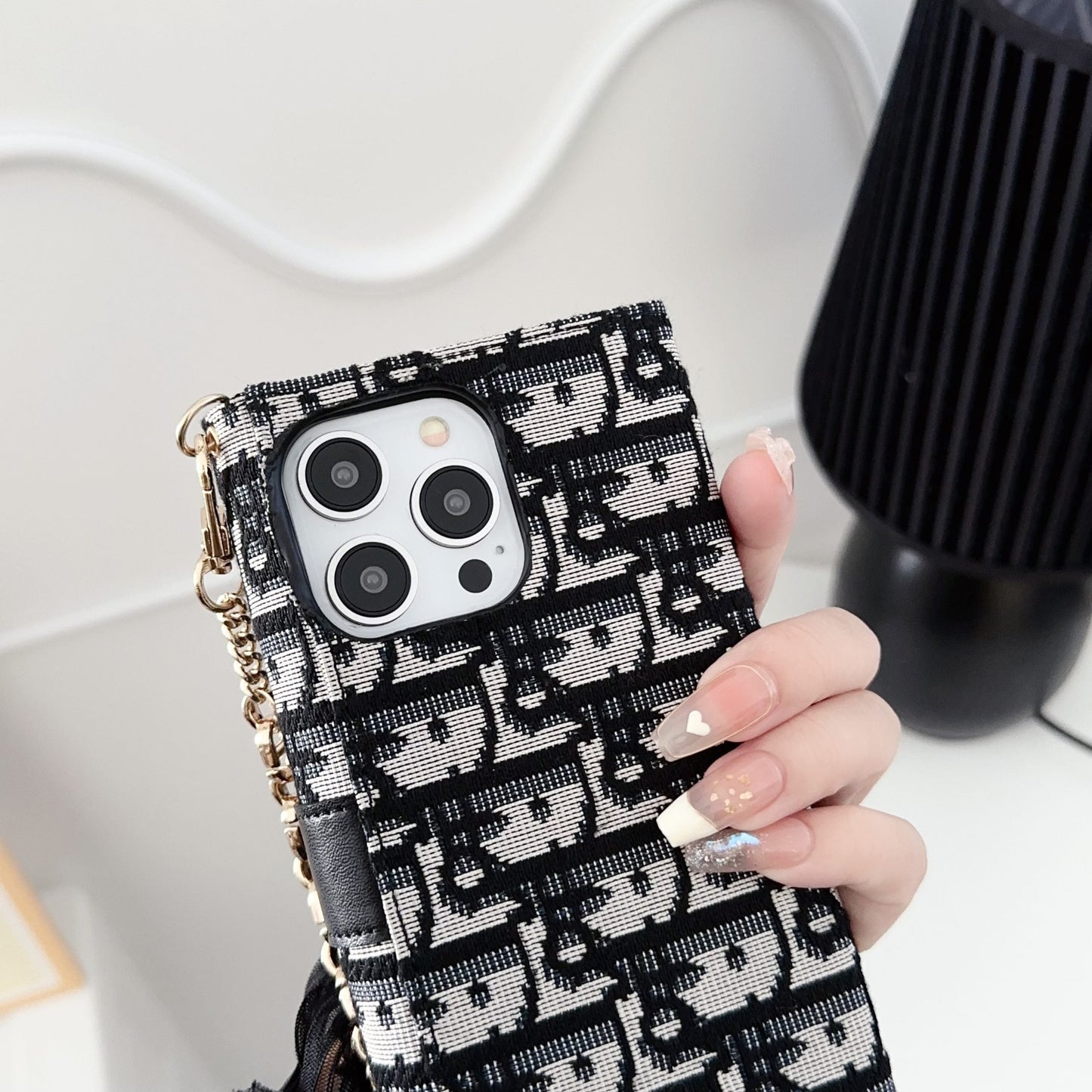 Dior Crossbody Wallet Phone Case Mini Bag for iPhone