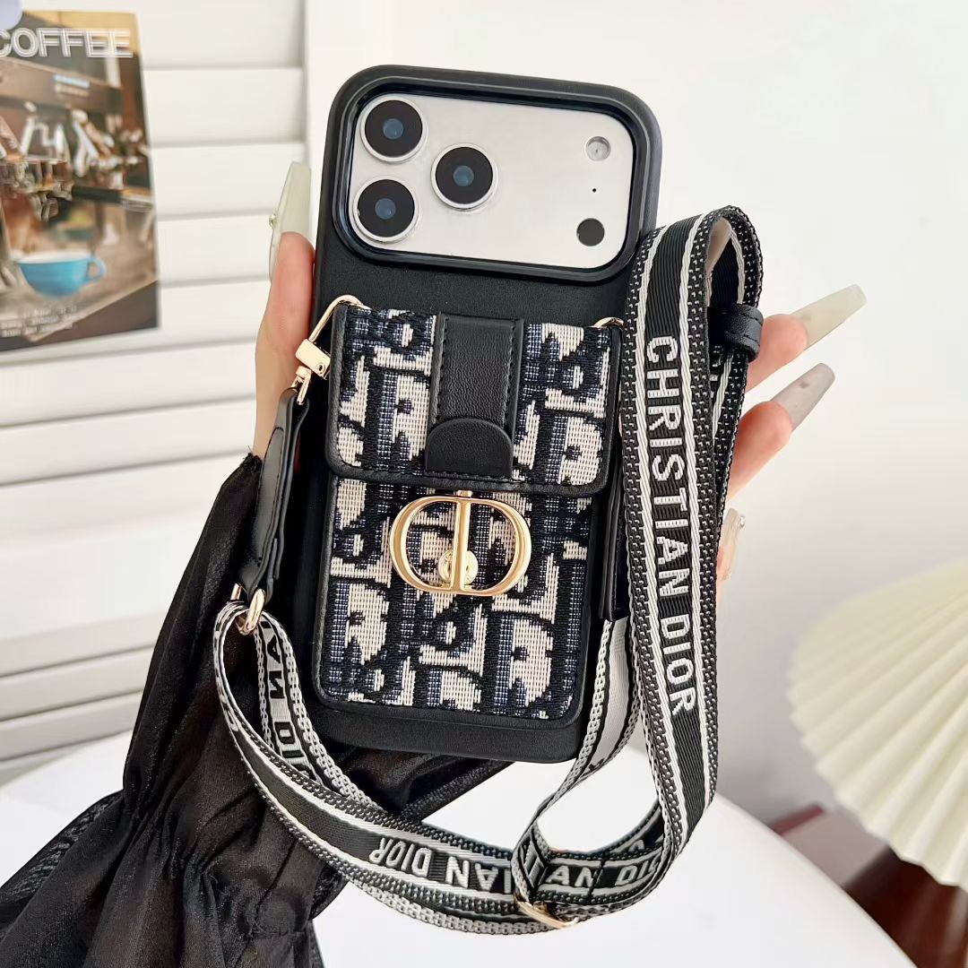 Dior Crossbody iPhone Case for 1217 Pro / Pro Max / Plus
