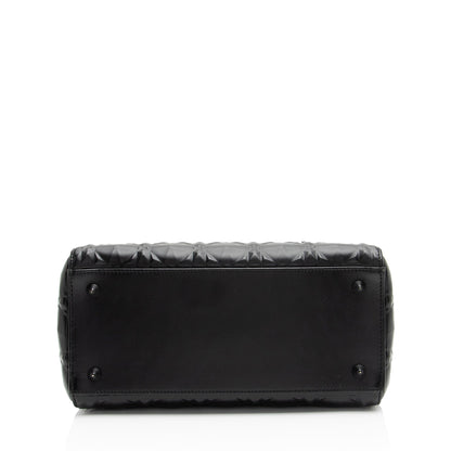 Dior Diamond Calfskin Dior Medium Tote (SHF-39Dale)