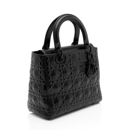 Dior Diamond Calfskin Dior Medium Tote (SHF-39Dale)