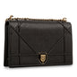 Dior Chain Leather Tote Bag