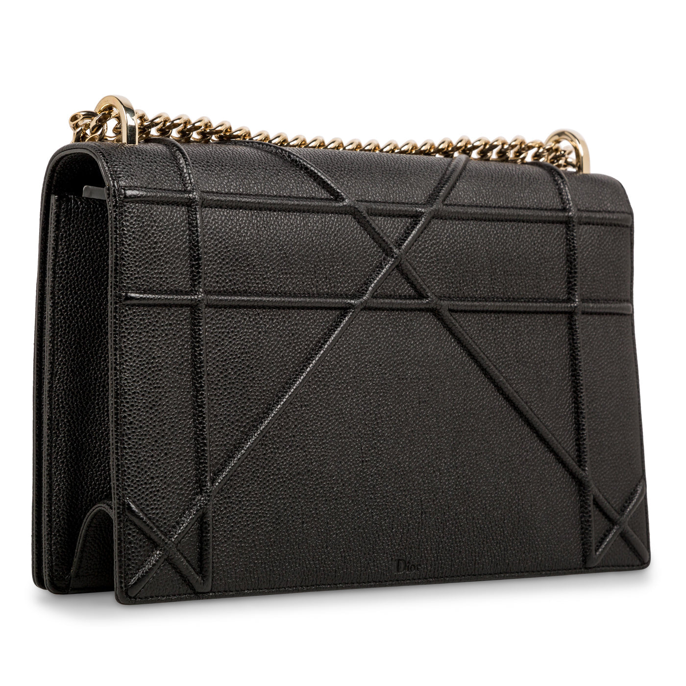 Dior Chain Leather Tote Bag