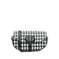 Dior Embossed Calfskin Houndstooth Bobby East West Crossbody