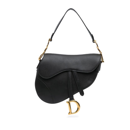 Dior Grained Calfskin Saddle Bag
