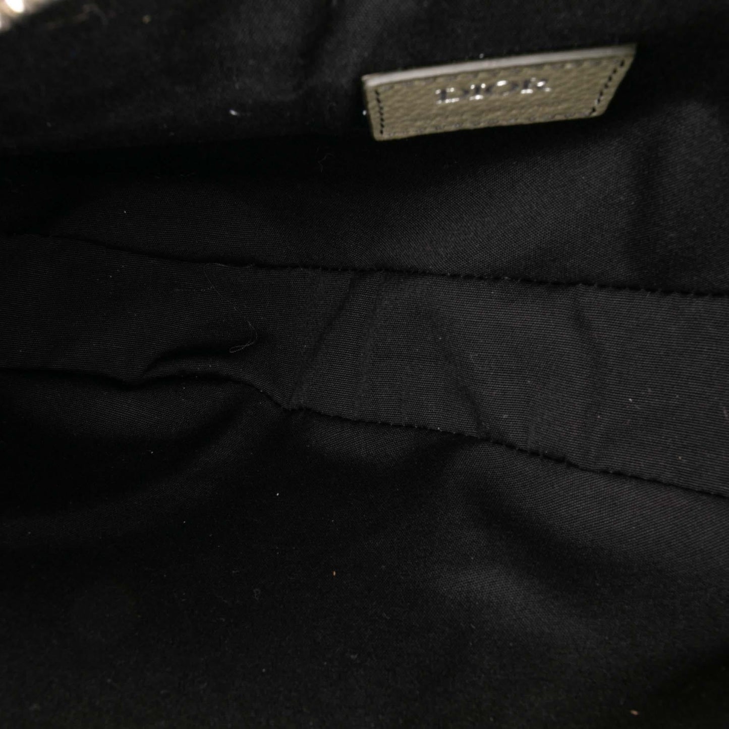 Dior Grained Calfskin Saddle Bag
