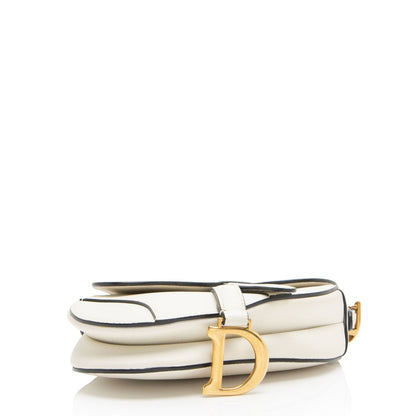Dior Grained Calfskin Saddle Mini Bag