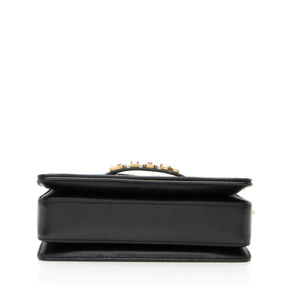 Dior Grained Calfskin Studded Floral Dio(r)evolution Flap Bag (SHF-yW1Jb4)