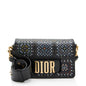 Dior Grained Calfskin Studded Floral Dio(r)evolution Flap Bag (SHF-yW1Jb4)