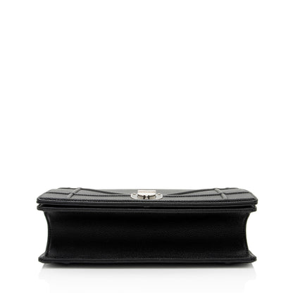 Dior Grained Leather Diorama Medium Shoulder Bag (SHF-KzIqLT)