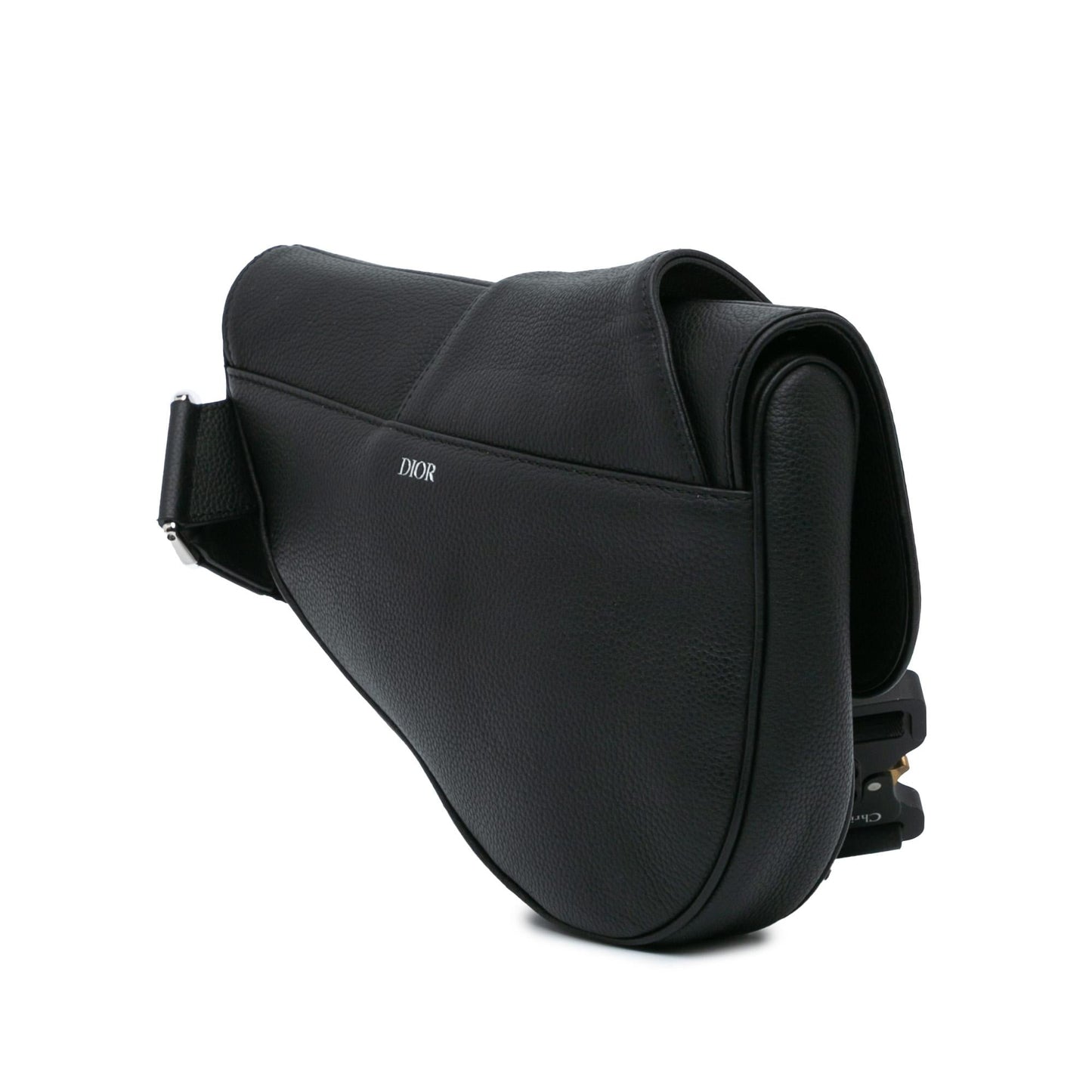 Dior Kim Jones Grained Calfskin Saddle Bag