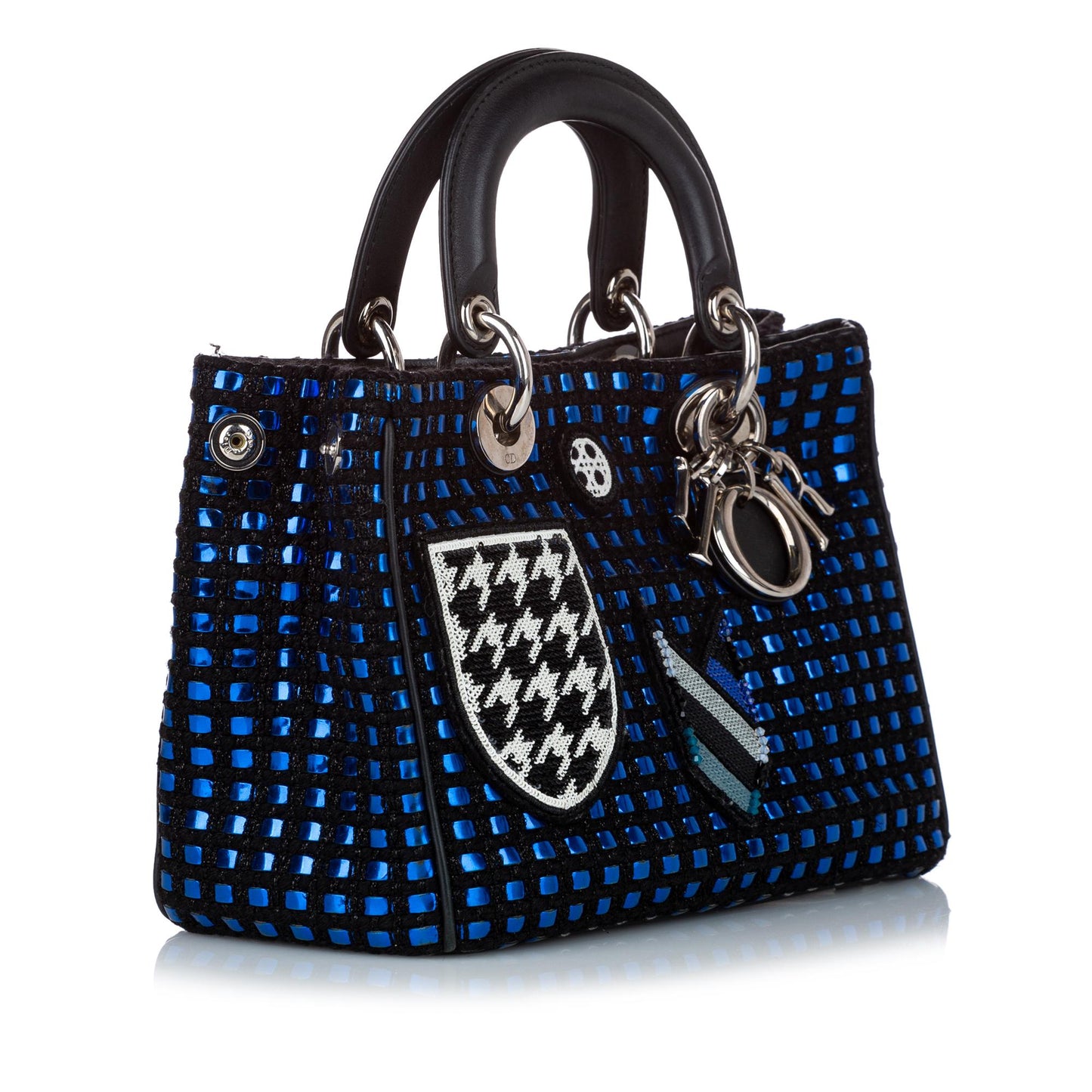 Dior Dior Metallic Tweed Satchel (SHG-32414)