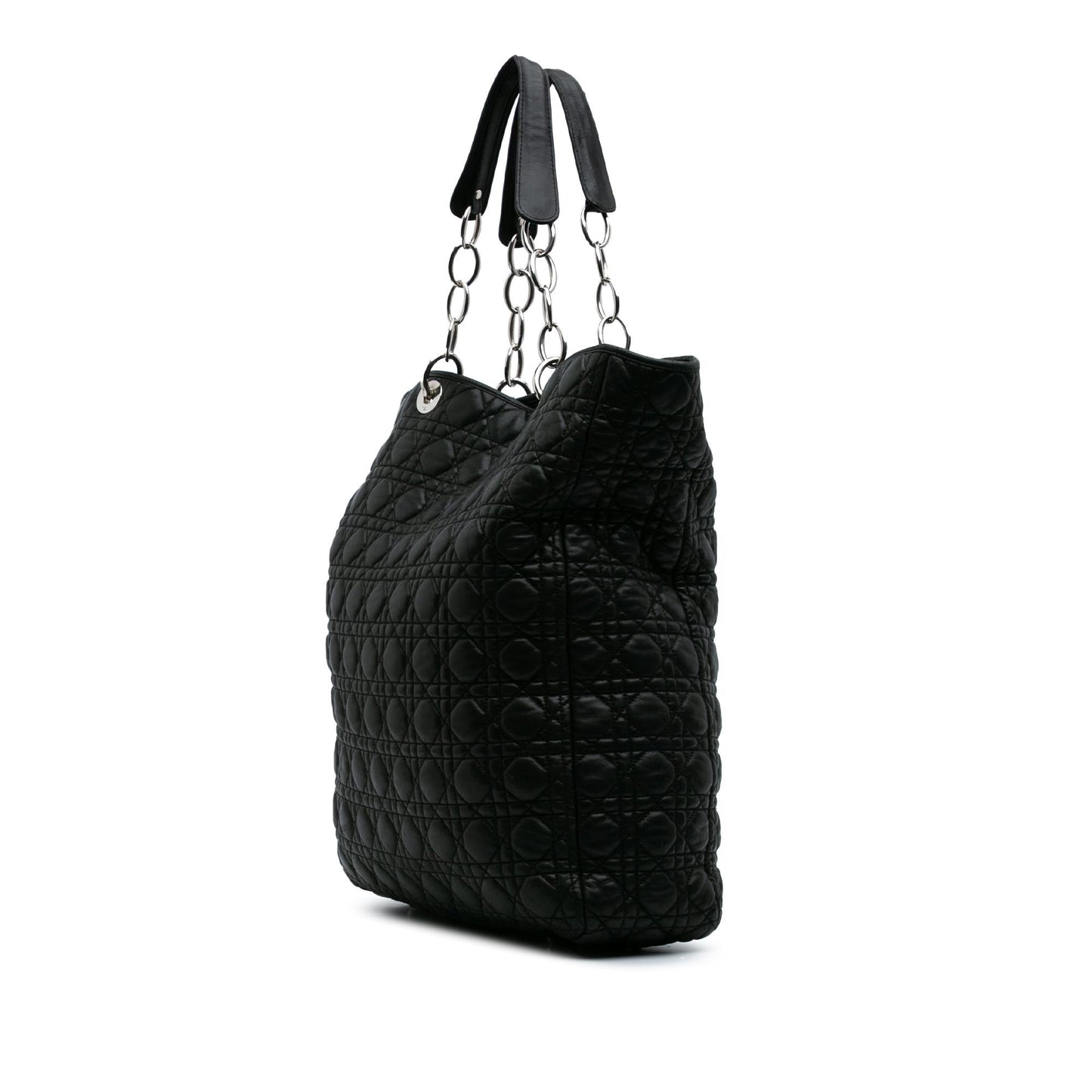 Dior Lambskin Cannage Dior Soft Shopping Tote