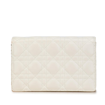 Dior Lambskin Cannage My Dior Daily Chain Pouch (SHG-C2CHNG)