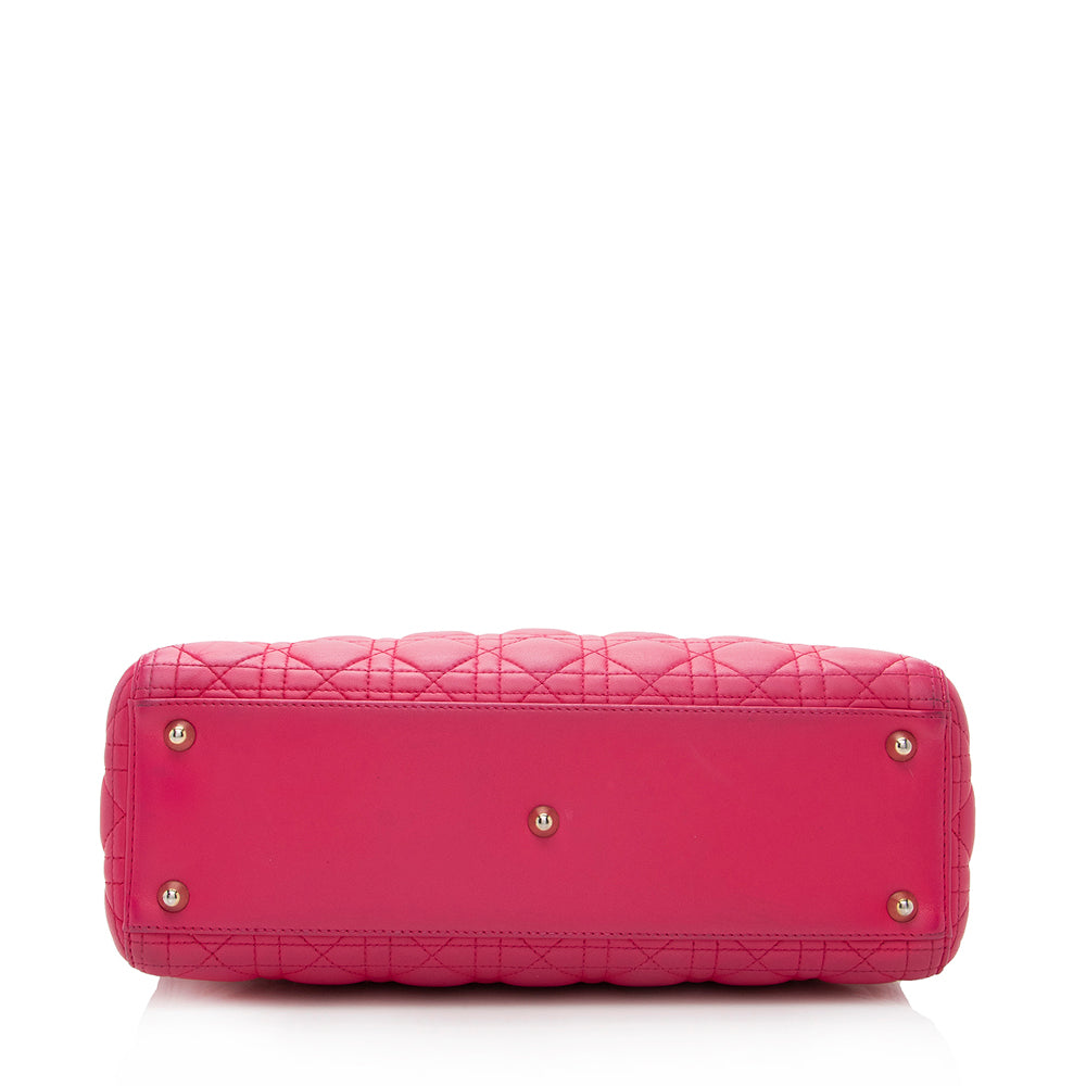 Dior Lambskin Dior Large Tote - FINAL (SHF-17599)