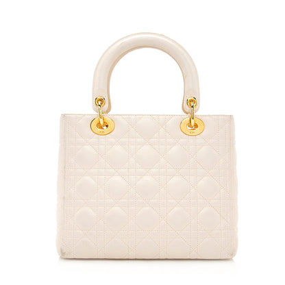 Dior Lambskin Dior Medium Tote (SHF-20989)