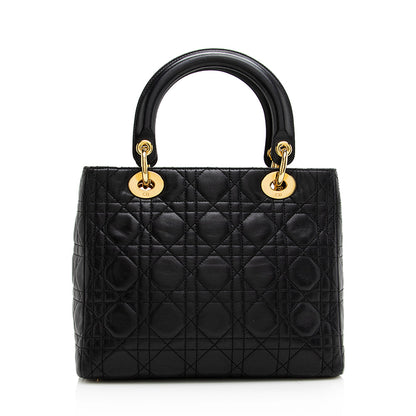 Dior Lambskin Dior Medium Tote (SHF-20903)