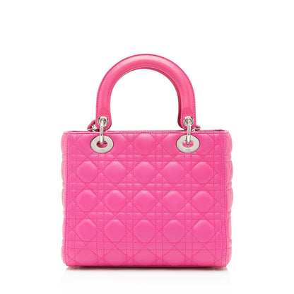 Dior Lambskin Dior Medium Tote (SHF-uBEc2G)