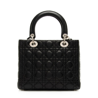 Dior Lambskin Dior Medium Tote (SHF-PCV3Bo)