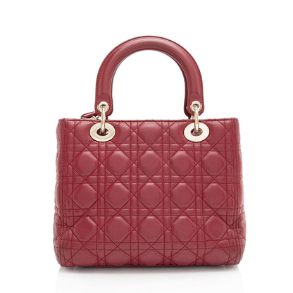 Dior Lambskin Dior Medium Tote (SHF-NvDj1u)