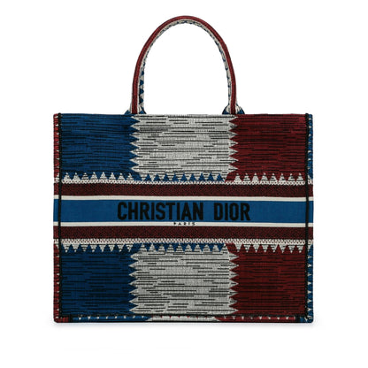Dior Large French Flag Book Tote (SHG-vWHMYc)