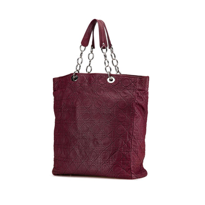 Dior Large Lambskin Cannage Dior Soft Shopping Tote (SHG-kg4Y5I)