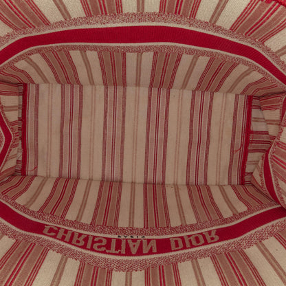 Dior Large Striped Book Tote
