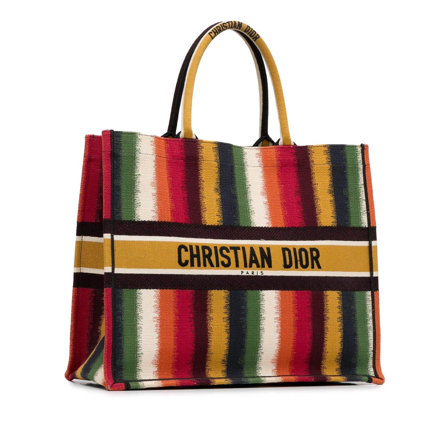 Dior Large Striped Book Tote (SHG-pZdLTL)