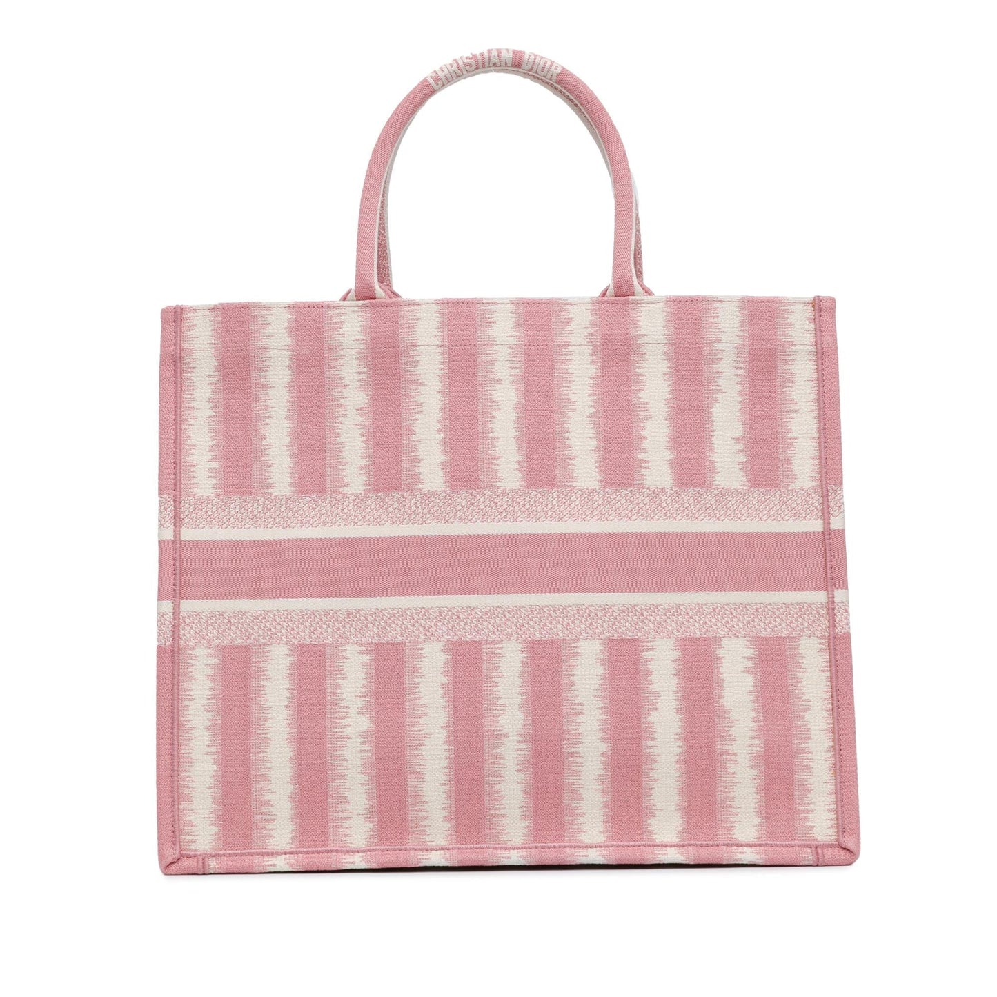 Dior Large Striped Book Tote (SHG-MhBhgW)