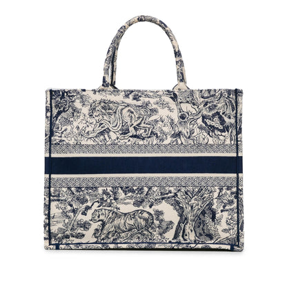 Dior Large Toile De Jouy Book Tote (SHG-P9XqZV)