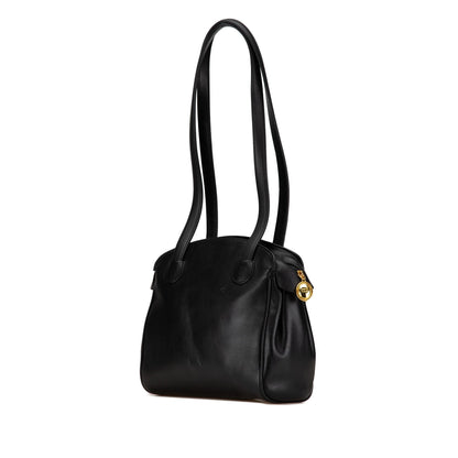 Dior Leather CD Logo Shoulder Bag