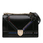 Dior Medium Calfskin Crystal Embroidered Diorama Flap