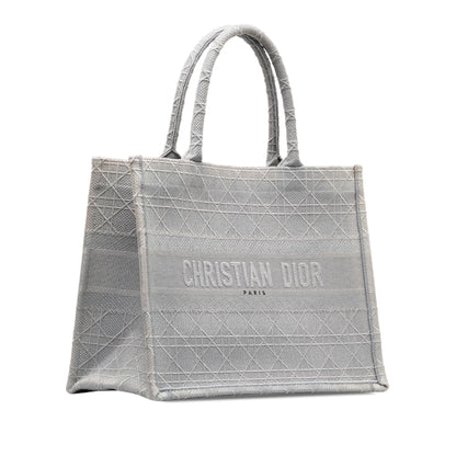 Dior Medium Cannage Embroidered Book Tote (SHG-dwrZnB)