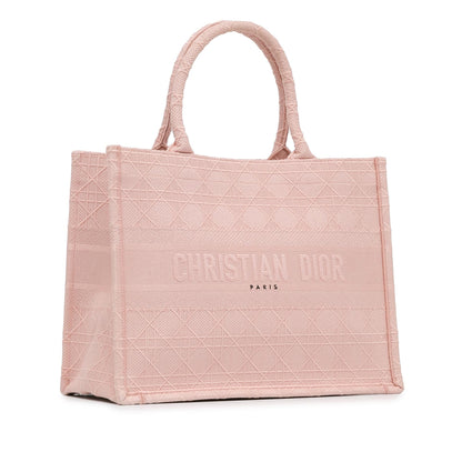 Dior Medium Cannage Embroidered Book Tote (SHG-ndQLhS)