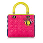 Dior Medium Cannage Dior Lambskin Leather Satchel (SHG-34493)