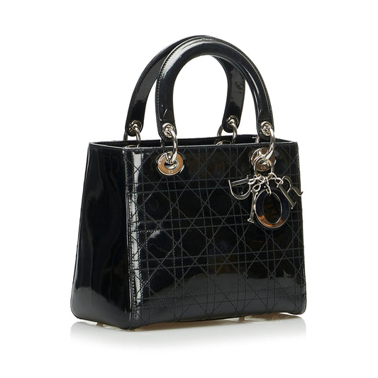 Dior Lady Dior Leather Mini Handbag