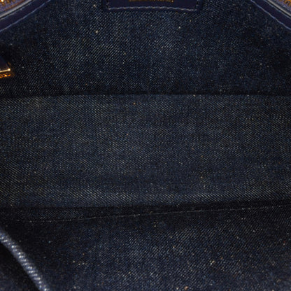 Dior Medium Denim Floral Caro Bag