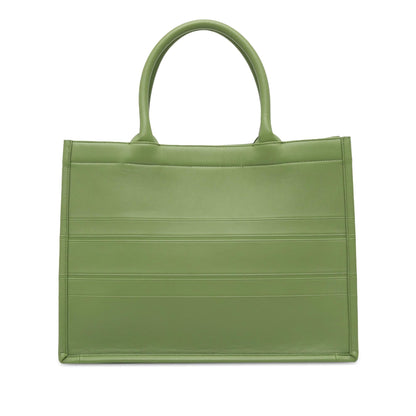 Dior Medium Embossed Leather Book Tote (SHG-t7LciD)