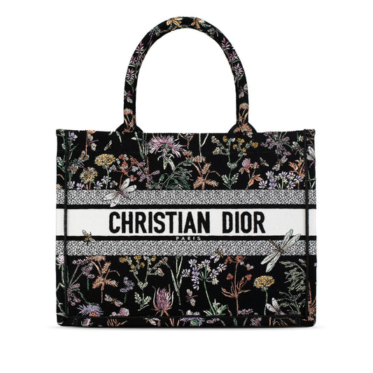 Dior Medium Embroidered Herbarium Book Tote (SHG-kasyJl)